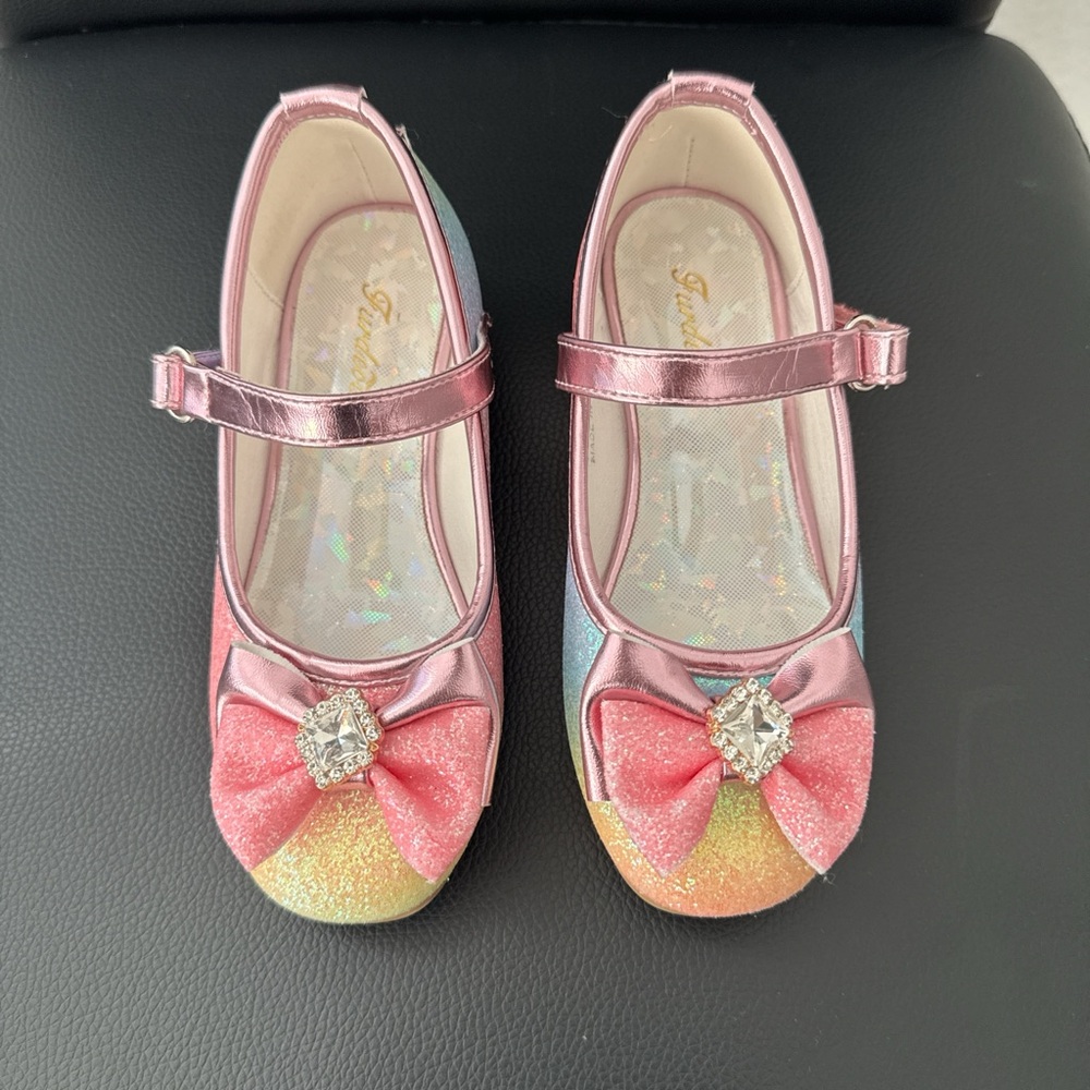 Kids Shoes with Bow Multicolor Sandals